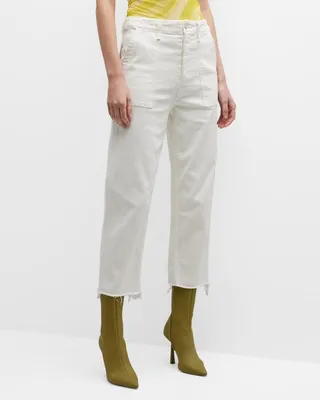 The Patch Pocket Private Ankle Jeans