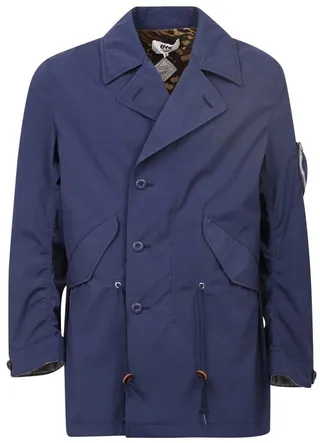Junya Watanabe Drawstring Waist Revesible Coat