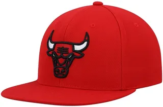 Men's Mitchell & Ness Red Chicago Bulls Ground 2.0 Snapback Hat