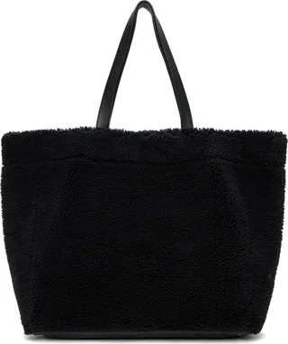 Stand Studio Black Large Shopping Tote
