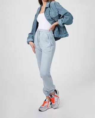 Sweatpants Jogger in Pearl Blue