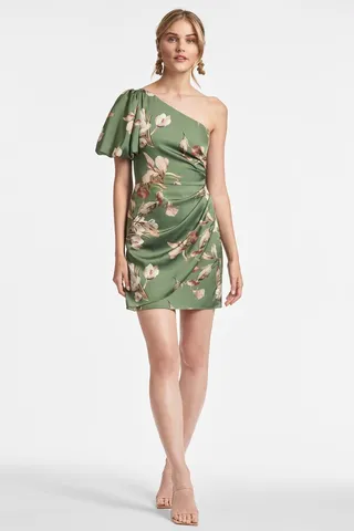 Amelia Dress - Olive Venetia Petals
