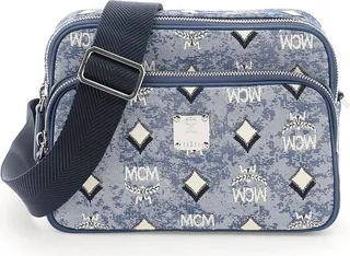 MCM Klassik Vintage Jacquard Monogram Crossbody Bag