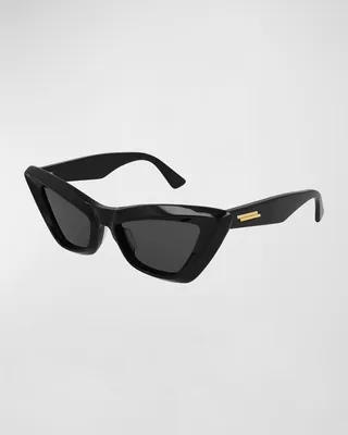 Dramatic Acetate Cat-Eye Sunglasses