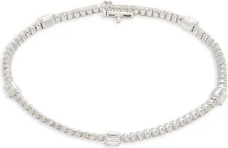 14K White Gold & 2.75 TCW Diamond Tennis Bracelet