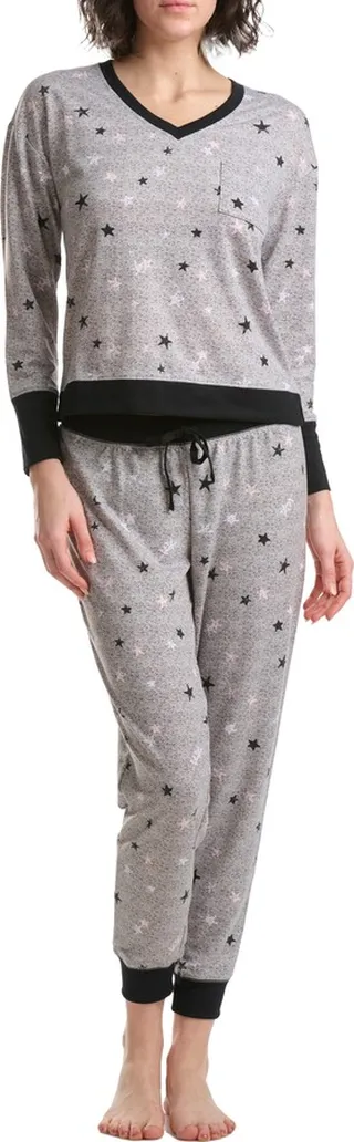 2-Piece V-Neck Jogger Set