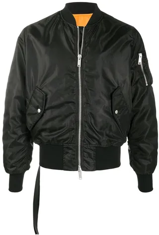 Two-Way Zip Bomber Jacket