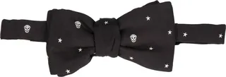 'strass & Skull Bow Tie