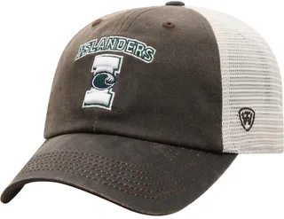 Men's Top of The World Brown Texas A & M Corpus Christi Islanders Scat Mesh Trucker Snapback Hat