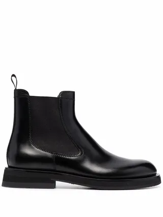leather Chelsea boots