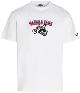 A.P.C. Graphic Print Crewneck T-Shirt