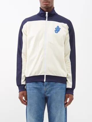 Logo-appliqué Jersey Track Jacket