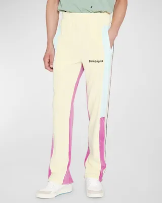 Men's Colorblock Chenille Track Pants