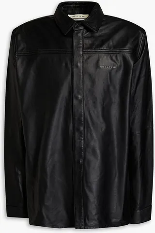 Drake leather shirt