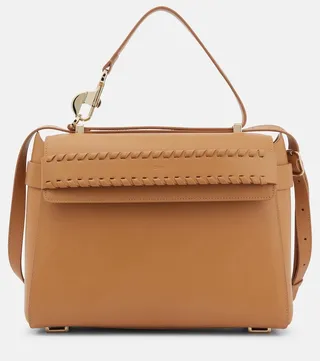 Nacha leather shoulder bag