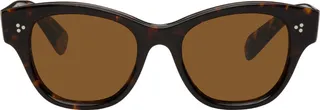 Oliver Peoples Tortoiseshell Eadie Sunglasses