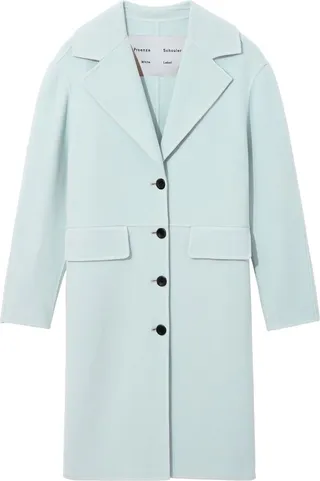 Single-Breasted Wool-Cashmere Coat