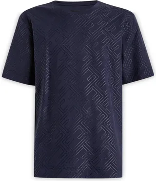 Ff Logo Monogram Crewneck T-shirt