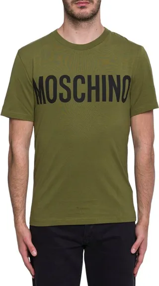 Moschino Logo Printed Crewneck T-Shirt