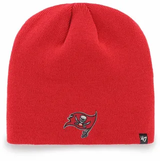 Men's Red Tampa Bay Buccaneers Primary Logo Knit Beanie