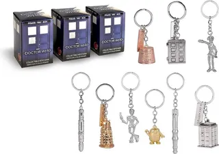 Seven20 Doctor Who Figural Blind Box Keychain | 3 Random