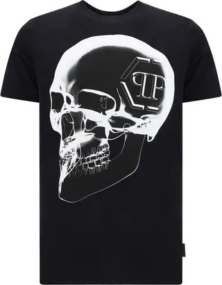 Philipp Plein Graphic Printed Crewneck T-Shirt