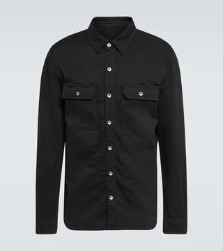 Denim shirt jacket
