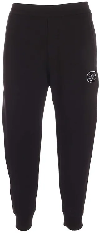Emporio Armani Logo Embroidered Sweatpants