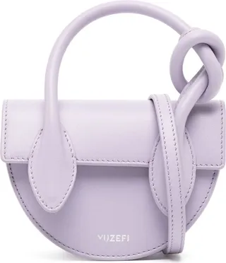 Pretzel knotted tote bag