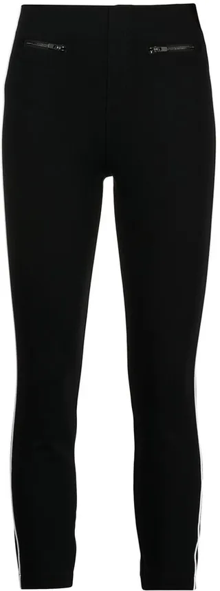The Perfect cropped pipe-trim trousers