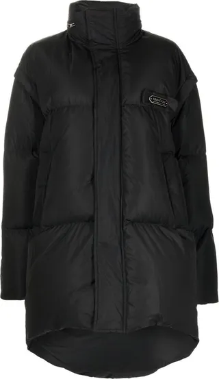 Logo-Plaque Puffer Jacket