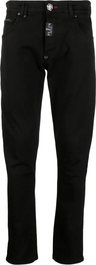 Logo-Plaque Skinny Jeans