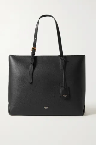 Oroton - Margot Medium Textured-leather Tote - Black