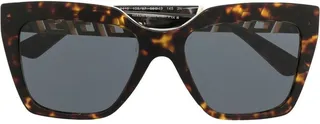 Tortoiseshell Cat-Eye Square Sunglasses