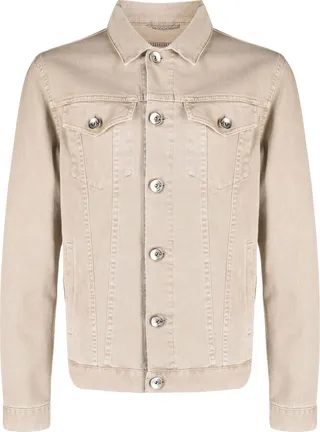 Button-Up Denim Jacket
