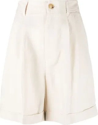 Linen Blend Shorts