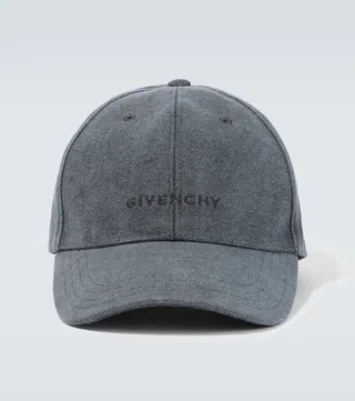Embroidered cotton cap