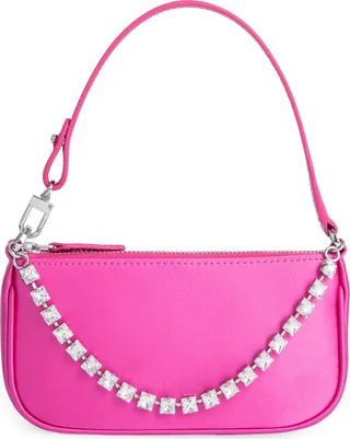 Mini Rachel Crystal Silk Shoulder Bag