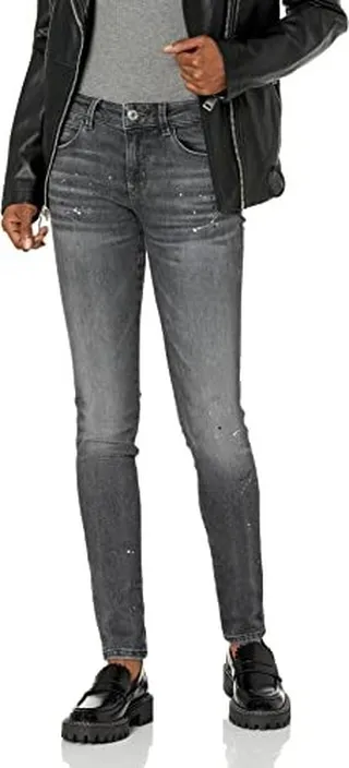 GUESS Women's Stretch Mid-Rise Curve X Jean
