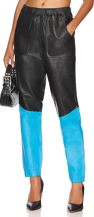 Stand By Leather Track Pants