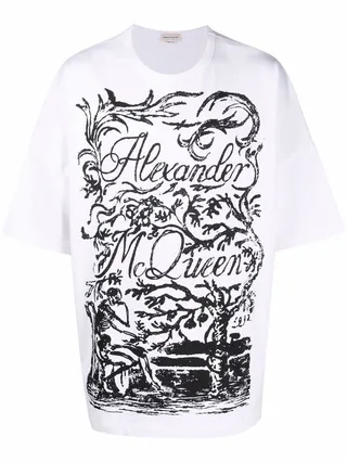 logo-print cotton T-shirt