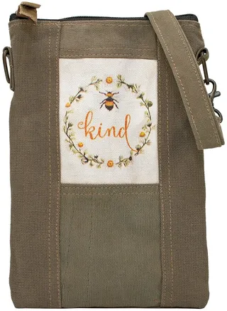 Bee Kind Tent Crossbody Bag