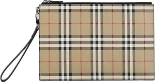 Vintage Check Pouch