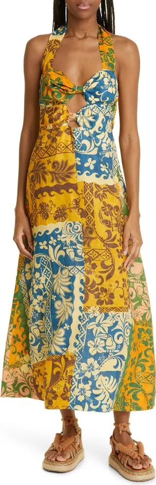 Archie Linen Halter Dress
