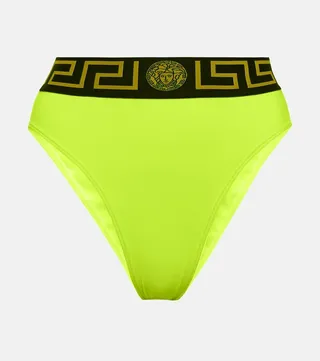 Greca high-wasted bikini bottoms