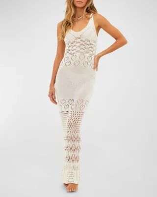 Tracy Crochet Maxi Dress