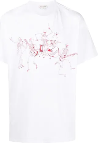 T-shirt Skeleton Band Prt