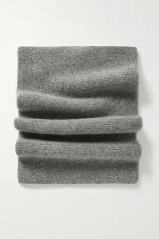 TOTEME - Ribbed Cashmere-blend Snood - Gray