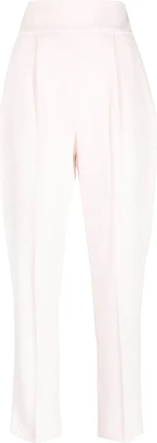 High-Waisted Cropped Trousers