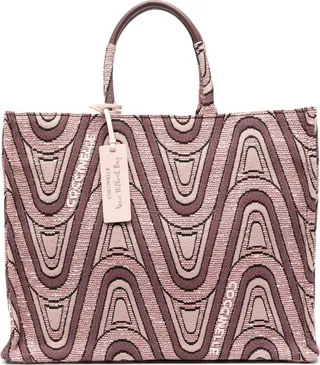 Never Without jacquard bag